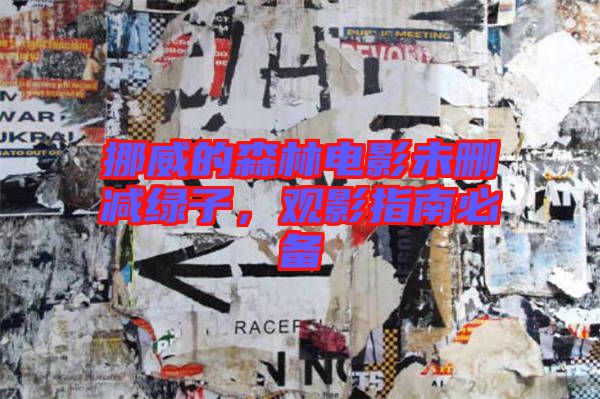 挪威的森林電影未刪減綠子,觀影指南必備