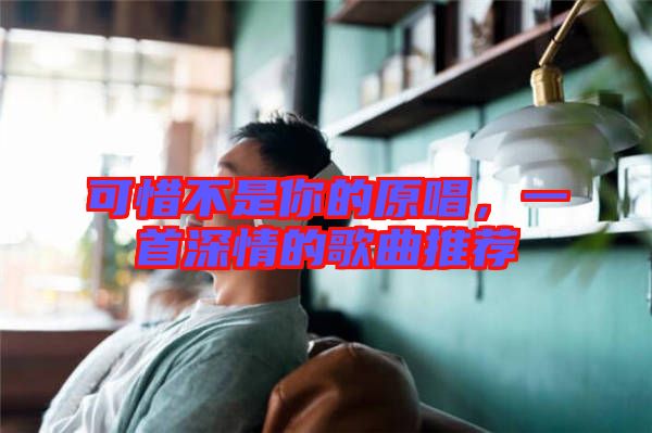 可惜不是你的原唱,一首深情的歌曲推薦