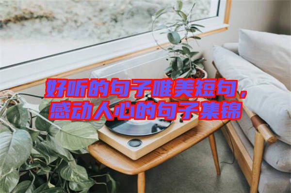好聽的句子唯美短句,感動人心的句子集錦