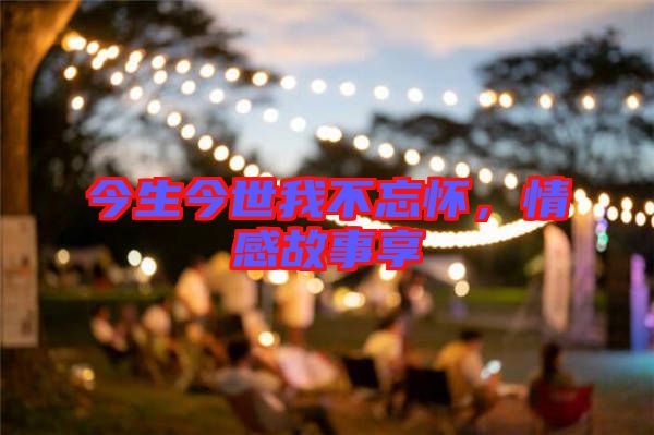 今生今世我不忘懷,情感故事享
