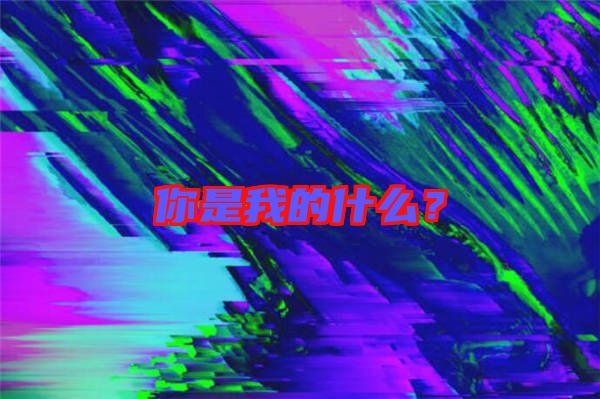 你是我的什么?