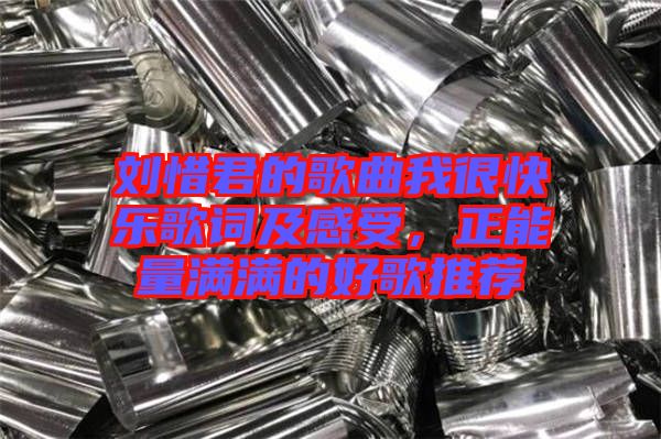 劉惜君的歌曲我很快樂歌詞及感受,正能量滿滿的好歌推薦
