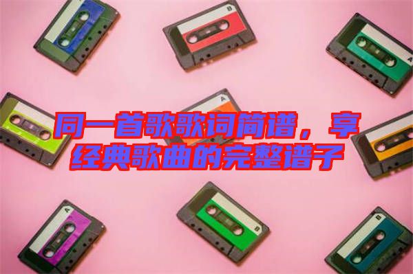同一首歌歌詞簡譜，享經(jīng)典歌曲的完整譜子