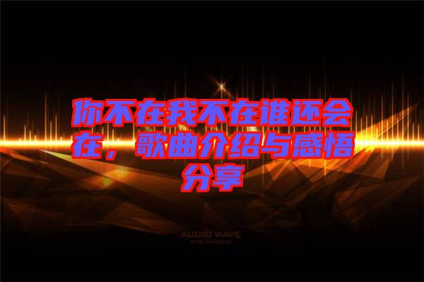 你不在我不在誰還會(huì)在,歌曲介紹與感悟分享