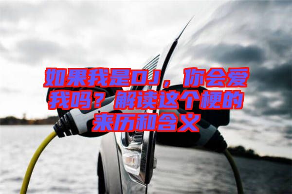 如果我是DJ,你會愛我嗎?解讀這個梗的來歷和含義