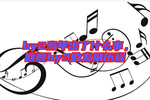 by2當年出了什么事,回顧by2的發展歷程