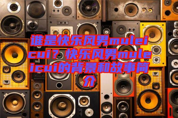 誰是快樂風男muleicui?快樂風男muleicui的背景和故事簡介