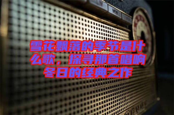 雪花飄落的季節是什么歌,探尋那首唱響冬日的經典之作